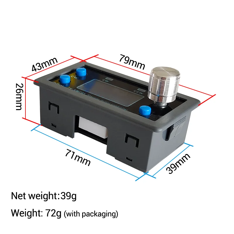 SMC01 42 57 stepper motor controller forward and reverse angle pulse speed control board PLC serial port communication