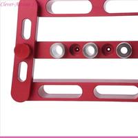 E06B Doweling Jig Woodworking Joinery Hole Drill Guide Self Centering Punching  Locator Tool  Cabinet Hardware Jig