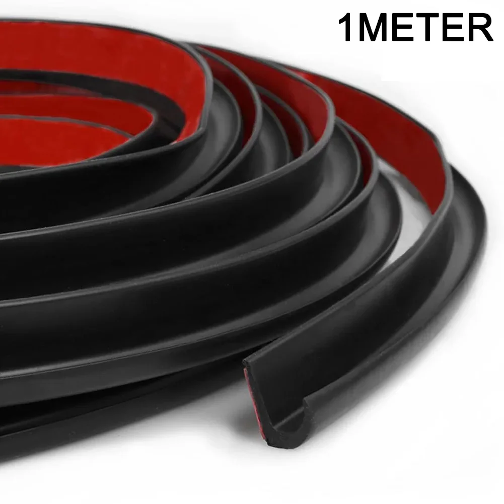 J Shaped Rain Gutter Seal Strip TPE Self Sticking For Car Van RV Prevents Water Streaks 2.2 Cm High 1.4 Cm Wide DIY Install
