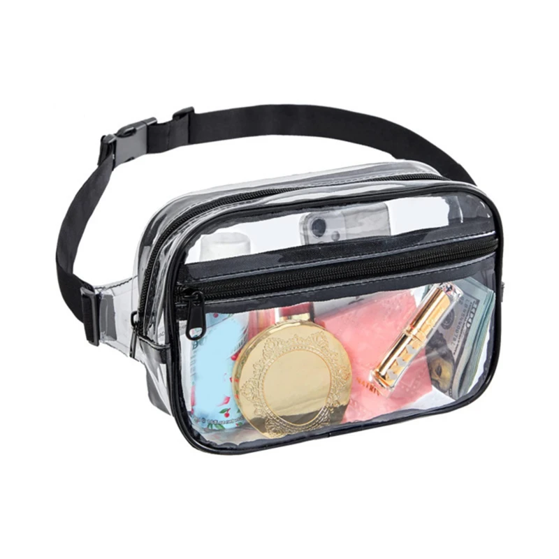 

Clear Fanny Pack Pvc Belt Bag For Women Men Transparent Waist Pouch With Adjustable Strap For Concerts Sports Festivals Travel