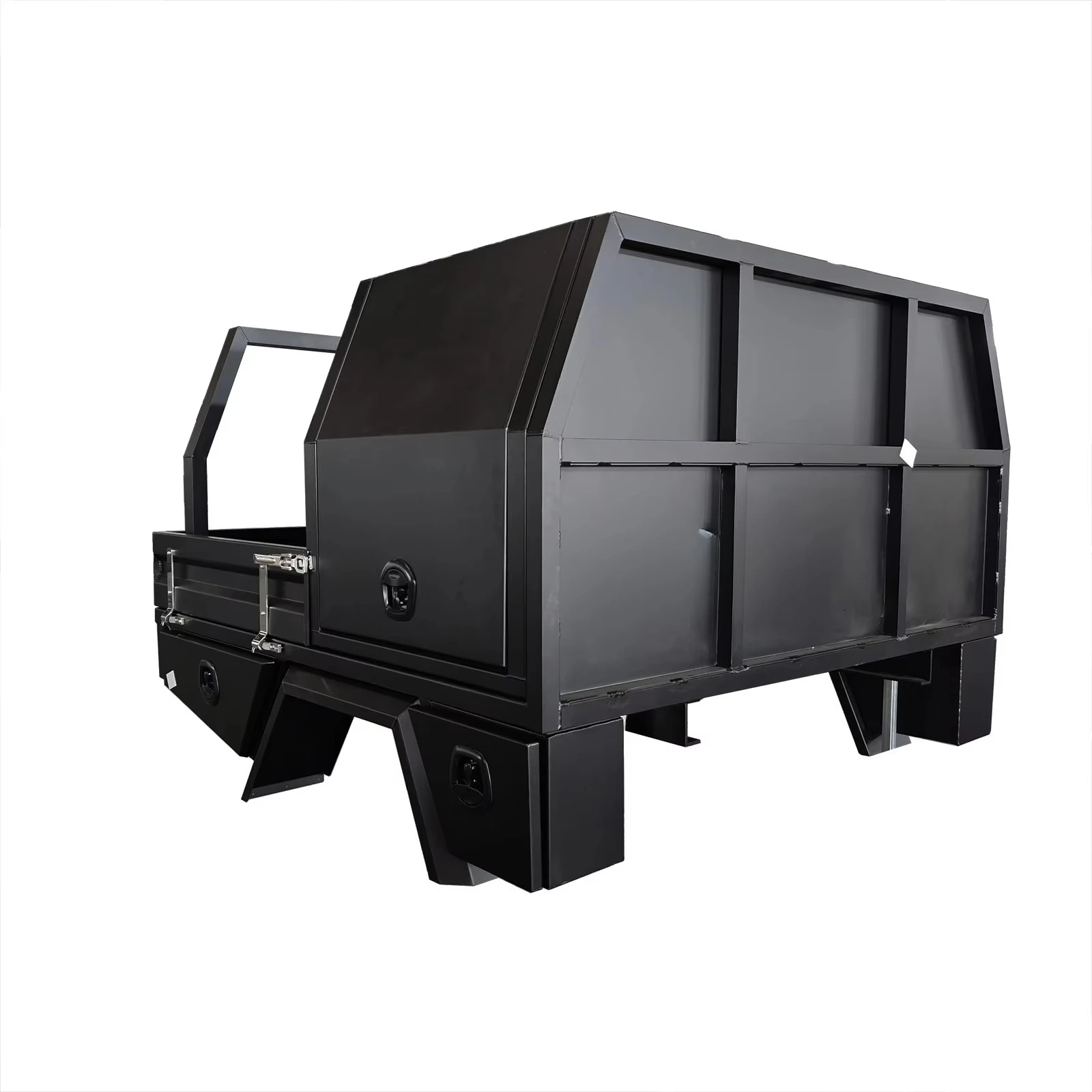 Aluminum pickup tray and hood waterproof design