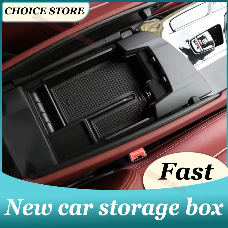 Car Armrest Storage Box For BMW 5 6 Series GT G30 G32 2017-2023 Premium and Performance Front Seats Under Seat Drawer TPE Storag