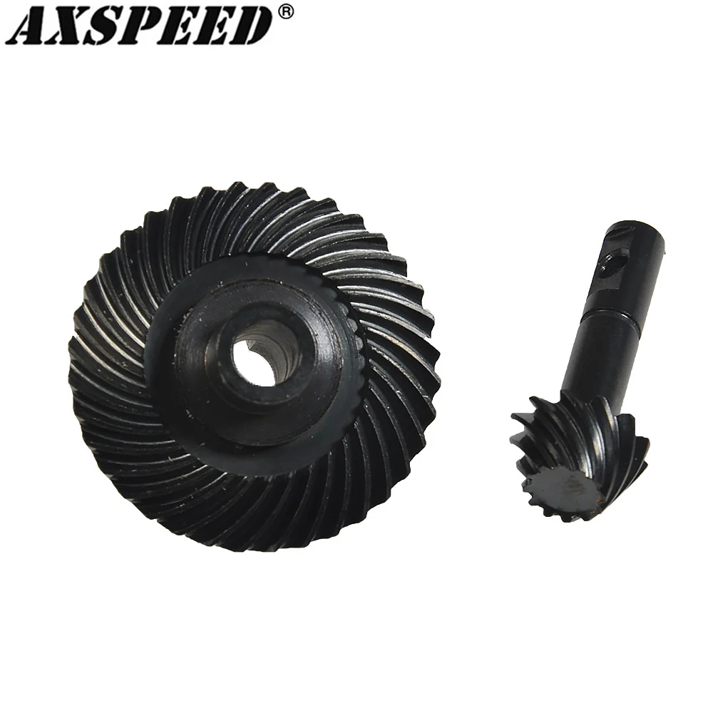 AXSPEED Steel Front & Rear Axle Gear Drive Shaft Gears for 1/10 D90 RC 4WD RC Climbing Car Upgrade Parts