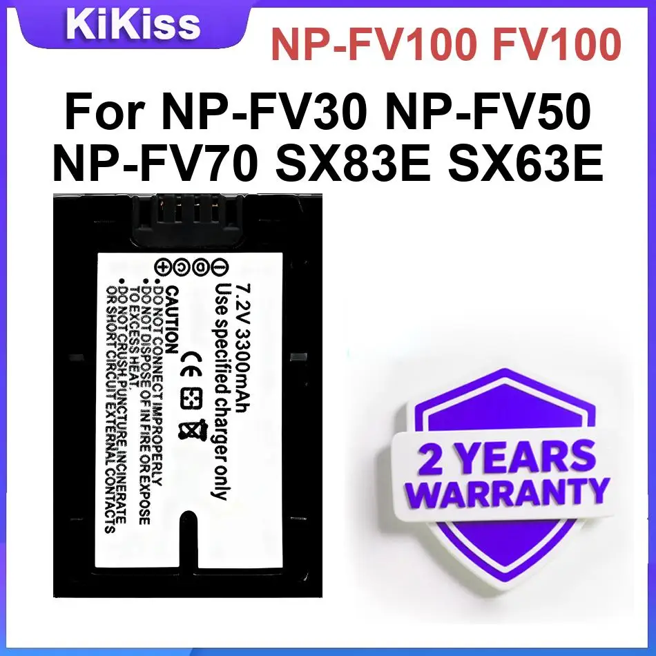 Camera Battery For NP-FV30 NP-FV50 NP-FV70 SX83E SX63E,NP-FV100 FV100 Replacement Batteries