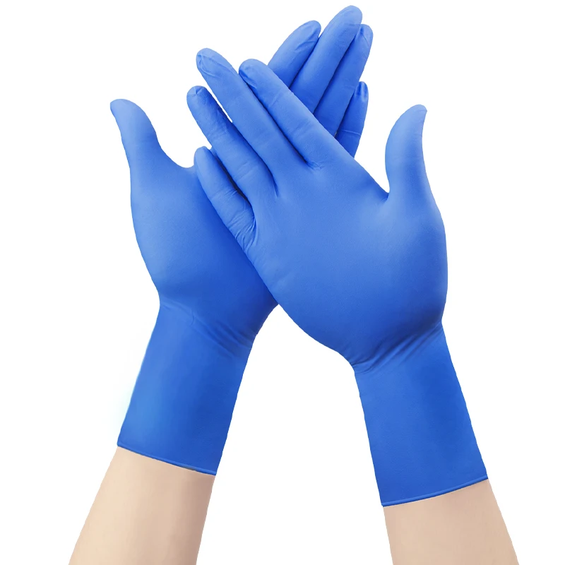 Cleanroom 12 inch Dying Tattoo Examin Gloves Single Use Barber Gloves Latex Free Nitrile Household Gloves Powder Free