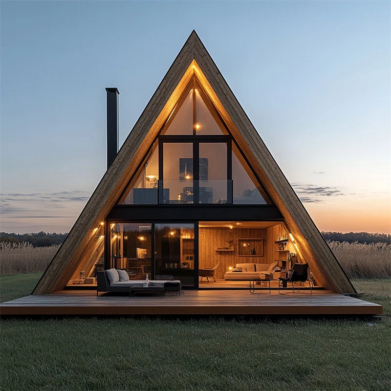 أطقم منزل إطارية أسترالية مسبقة الصنع، منازل خشبية جاهزة لفندق فيلا فاخرة