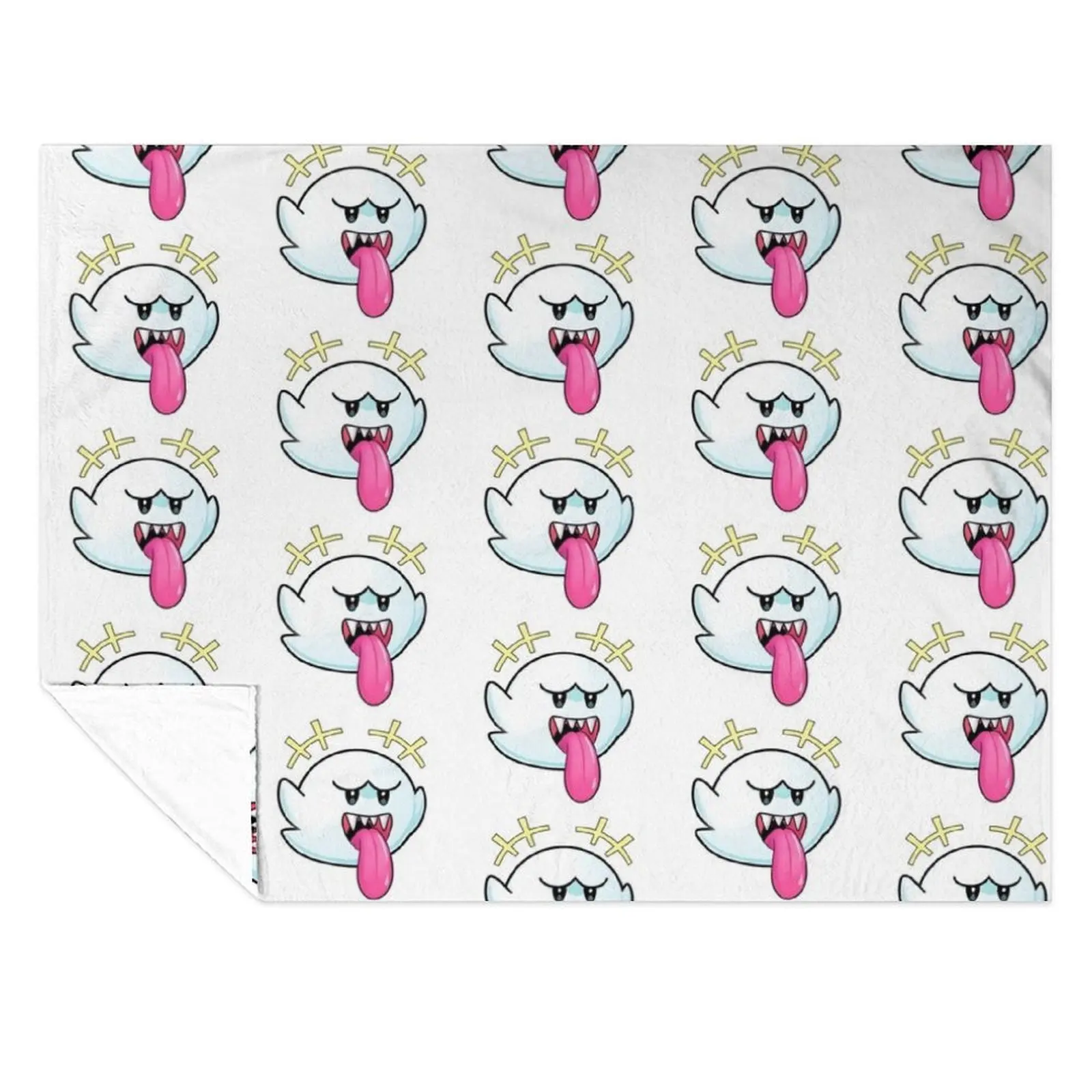 

Boo Throw Blanket Decorative Beds Plaid Camping Luxury Blankets