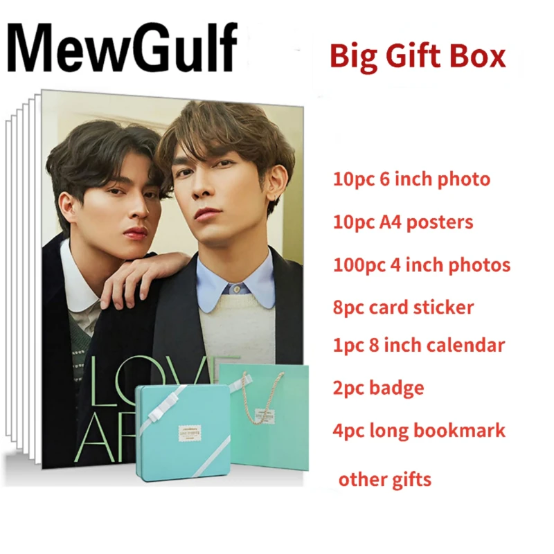 Mew Gulf BKPP Off Gun Xiao Zhan Wang Yibo Ren Jialun Xu Kai Luo Yunxi INTO1 R1SE THE 9 Bookmark+Calendar+Photo Posters+Stickers