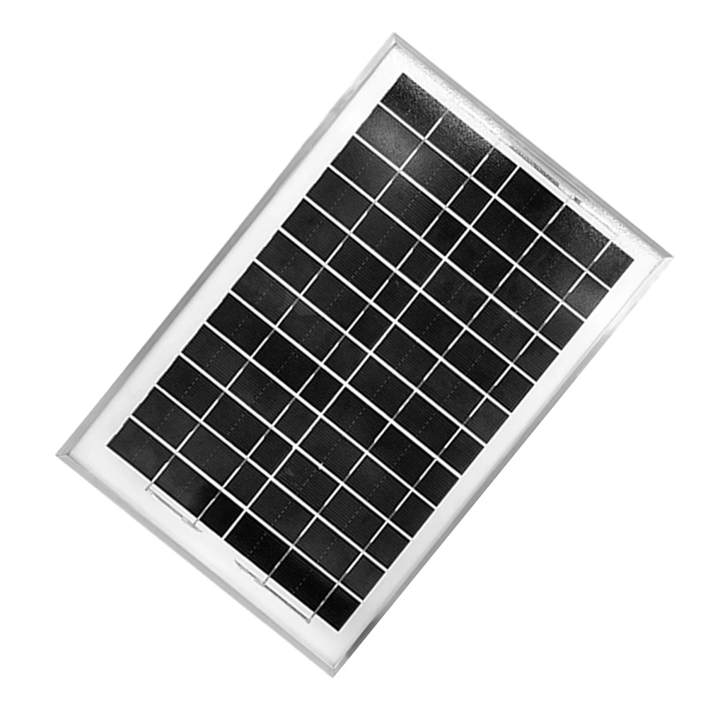 Single 12V MonoFor crystalline Photovoltaic Panel 6W 8W 15W for Energy-Efficient Fans Outdoor Lighting and Small Appliances