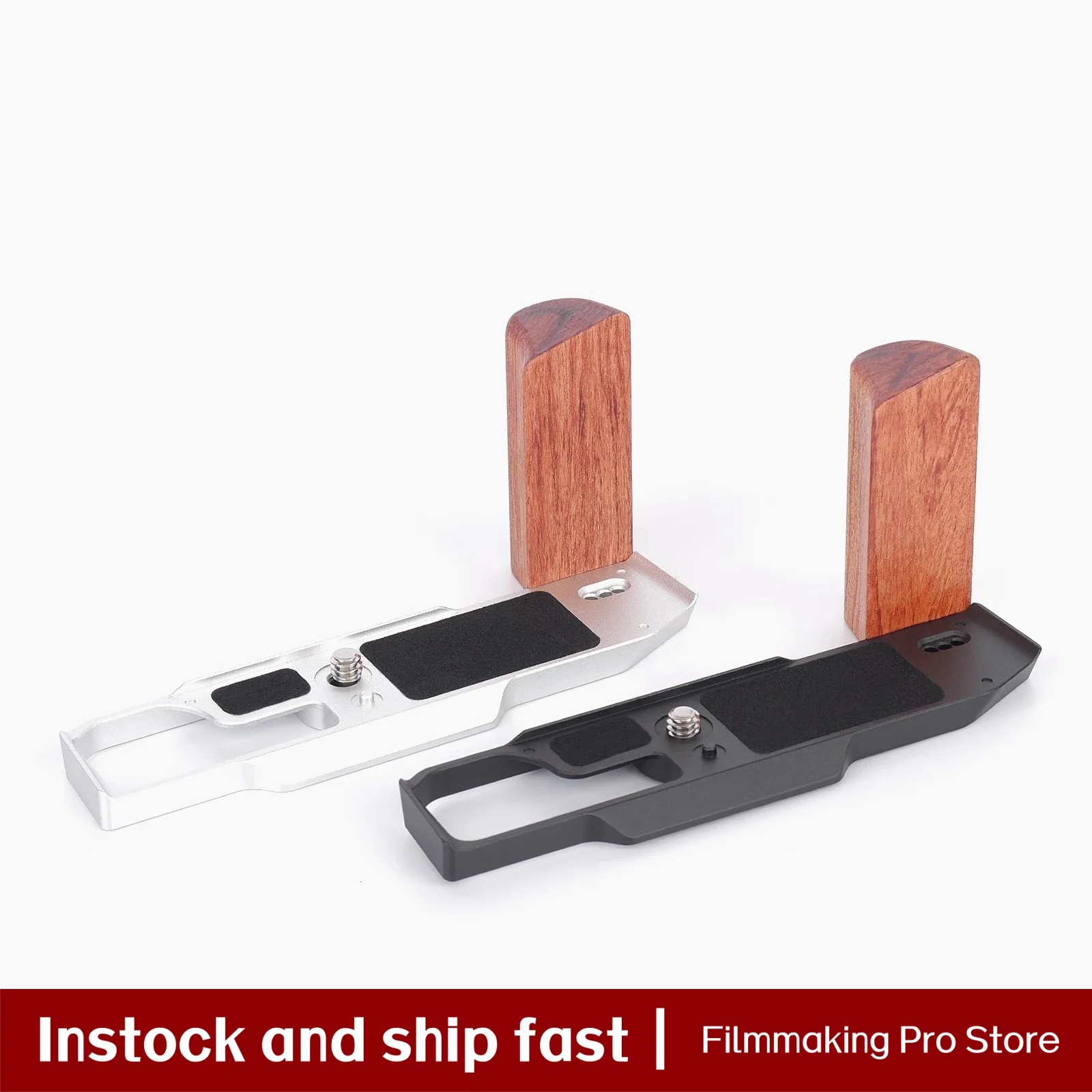 أفضل مقبض خشبي L-قوس لسيجما BF كاميرا رقمية قبضة Arca-السويسرية الألومنيوم قاعدة لوحة ترايبود الإفراج السريع خمر