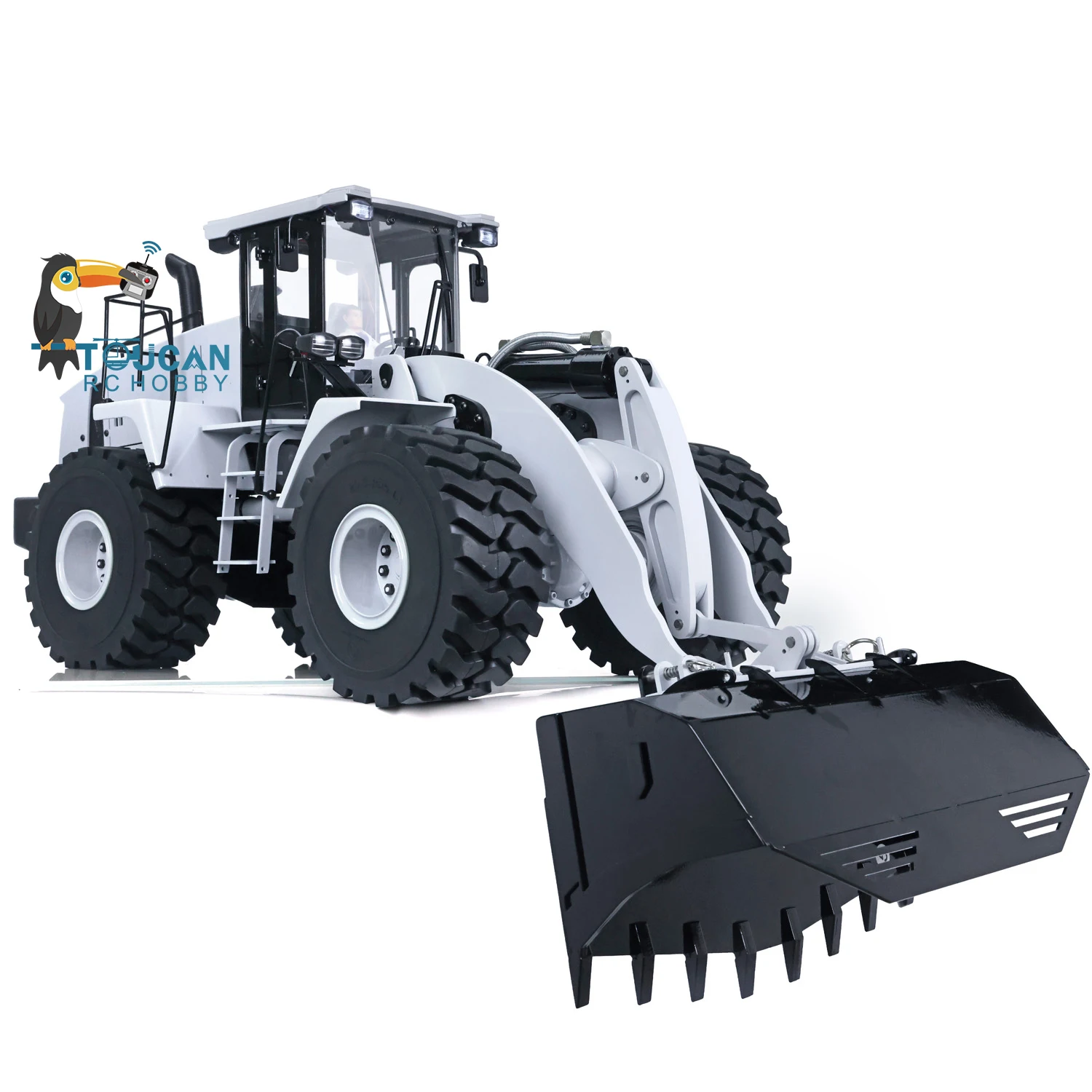 In Stock Metal 1/14 Hydraulic RC Loader WA470 DIY Car Toy ESC Motor Servo Lights Refitted 980l Model TH18404