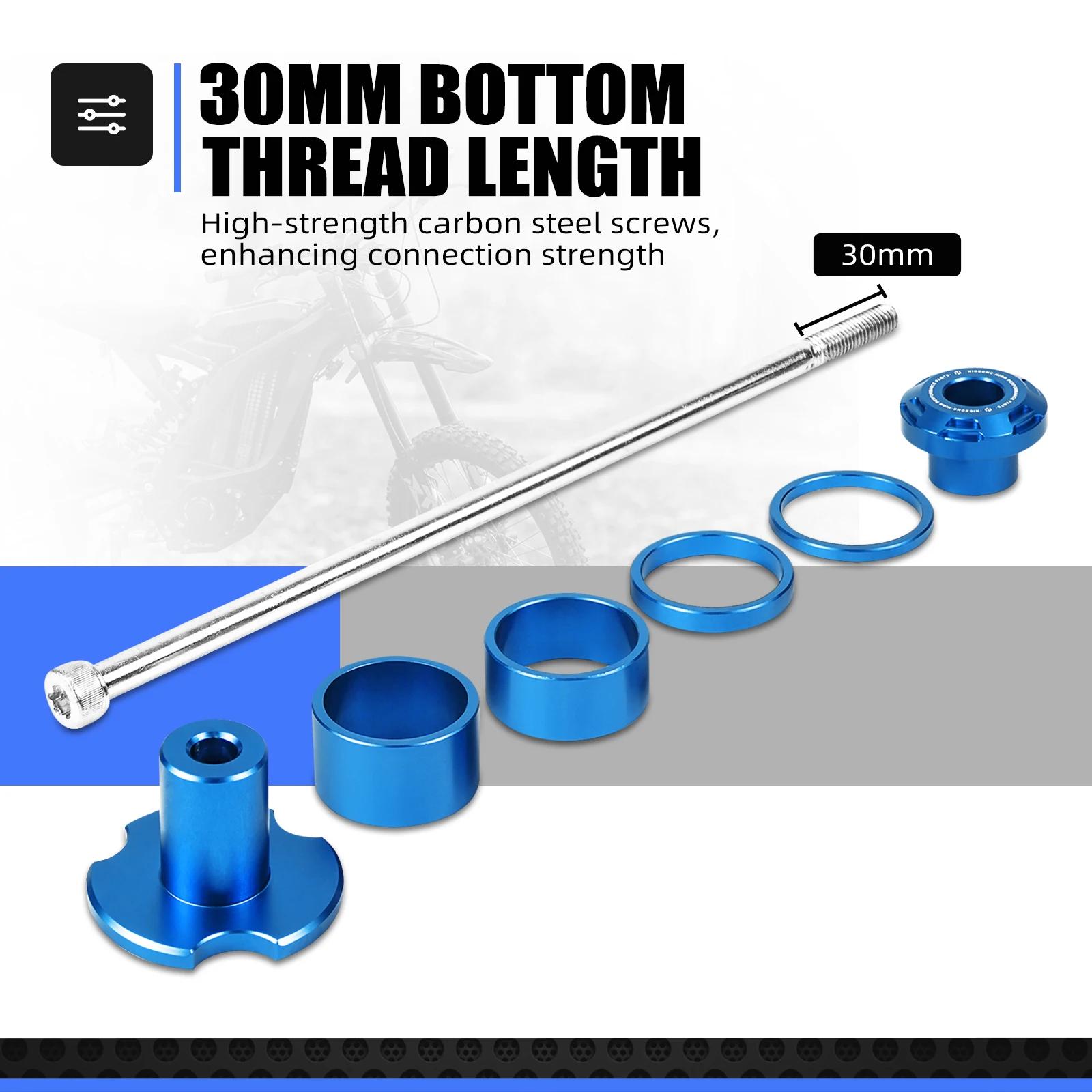 NICECNC For Sur-Ron Surron Light Bee X S L1E Segway X160 X260 Front Handlebar Bar Riser Mount Bracket Fork Suspension Core - Image 5