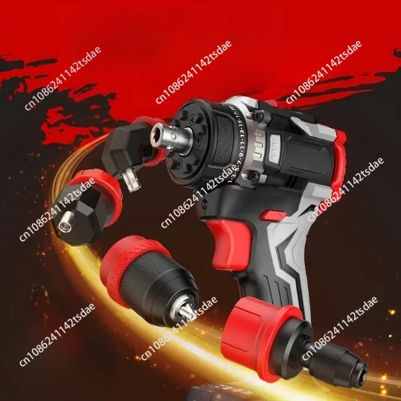 Multi-head Brushless Lithium Drill Quick Change Chuck Multifunction Power Screwdriver
