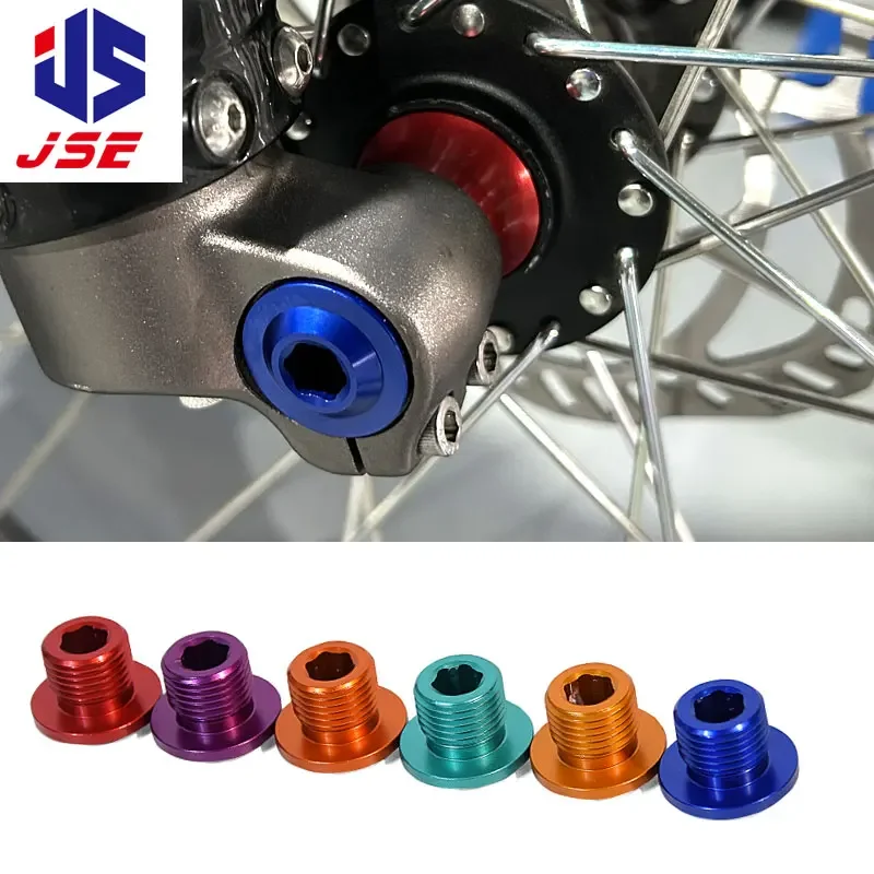 Suitable for Surron  Segway Bike X260 X160 DNM and KKE  Nut Front Fork Front Axle Screw High-strength Aviation Aluminum Alloy