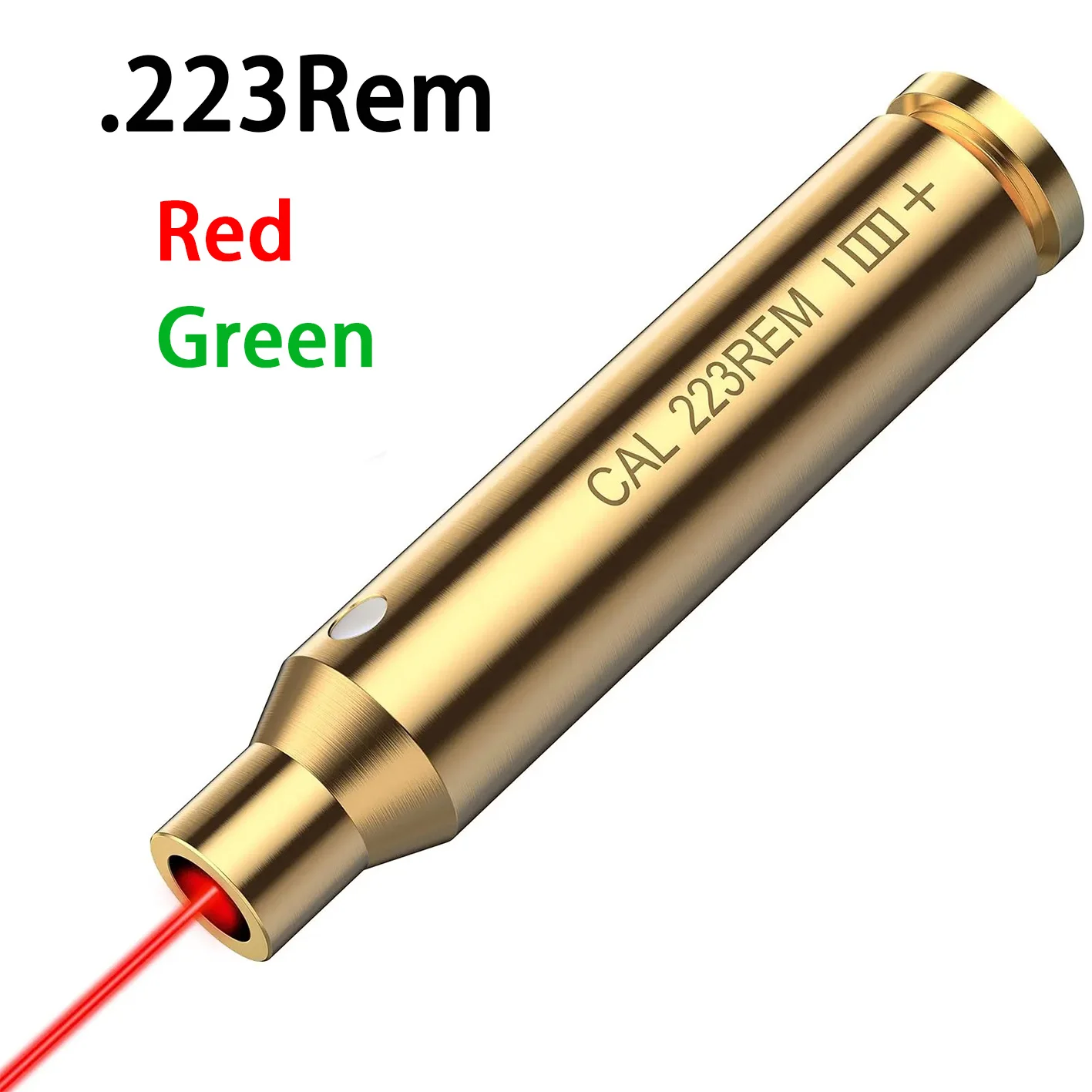 Tactical .223 Red Green Dot Laser Boresighter Brass Rifle Scope Glock Sight Accurate Calibration for Airsoft Pistola Accessories