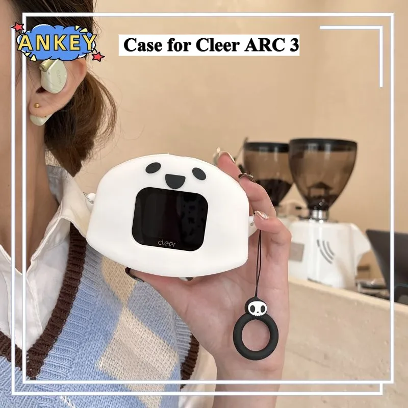 for Cleer ARC 3 Case 3D Cartoon Protective Silicone Cute Covers ghost Wireless Earbuds Shell TWS Headphone Portable