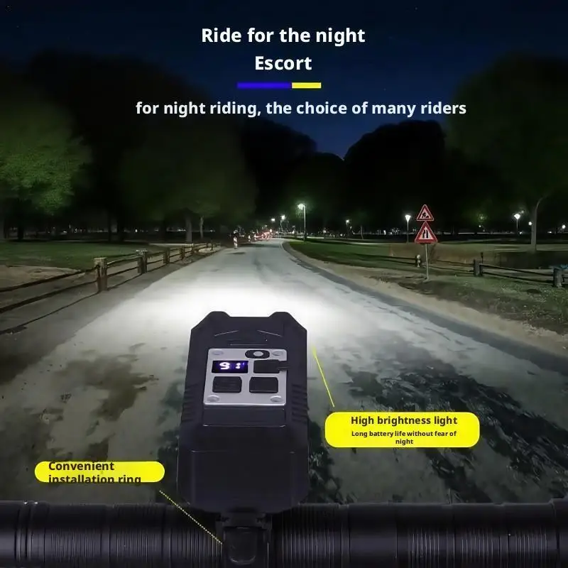 

Bicycle Light Headlight Flashlight LED USB Rechargeable Torch Aluminum Alloy Cycling MTB Mountain High Beam Accessories