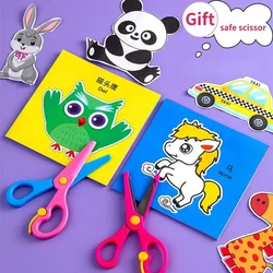 48pcs DIY Children Handmade Paper Cut Book Craft Toys Kids Crafts Cartoon Scrapbooking Paper Toys for Kids Learning Toys Gifts