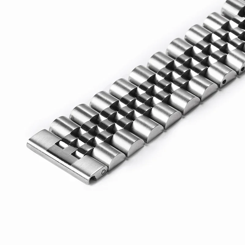 316L Stainless Steel Watchband for Jubilee Strap for Seiko SKX009 SKX007 Solid Bracelet Watch Accessories 18 19 20 21 22 24mm