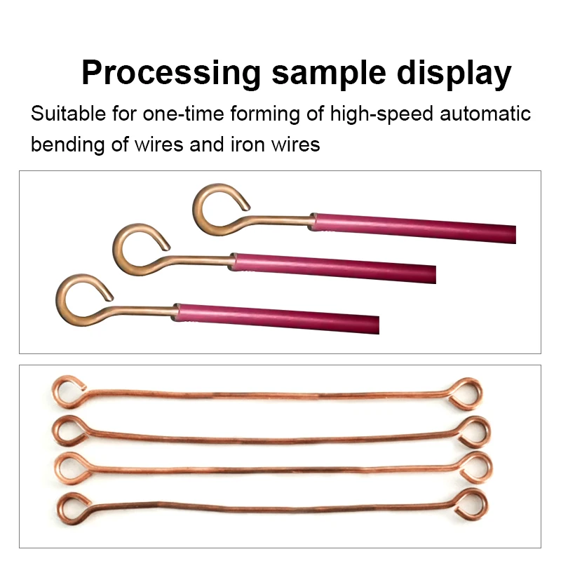 1-6mm2 Automatic Wire Loop Bending Machine Copper Electrical Wire U-shaped Semi-circular Arc Line Bending Machine for Metal