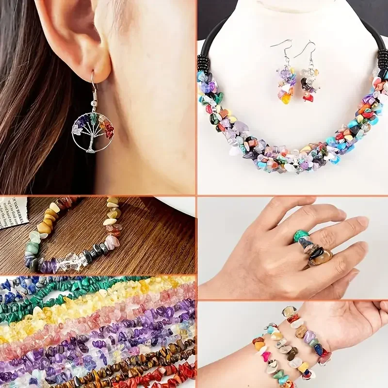 50g Rystal Gemstones And Drilled Holes For DIY Bead Crafts Bracelets Necklaces, Earrings, And Jewelry Making. DIY Art And Crafts