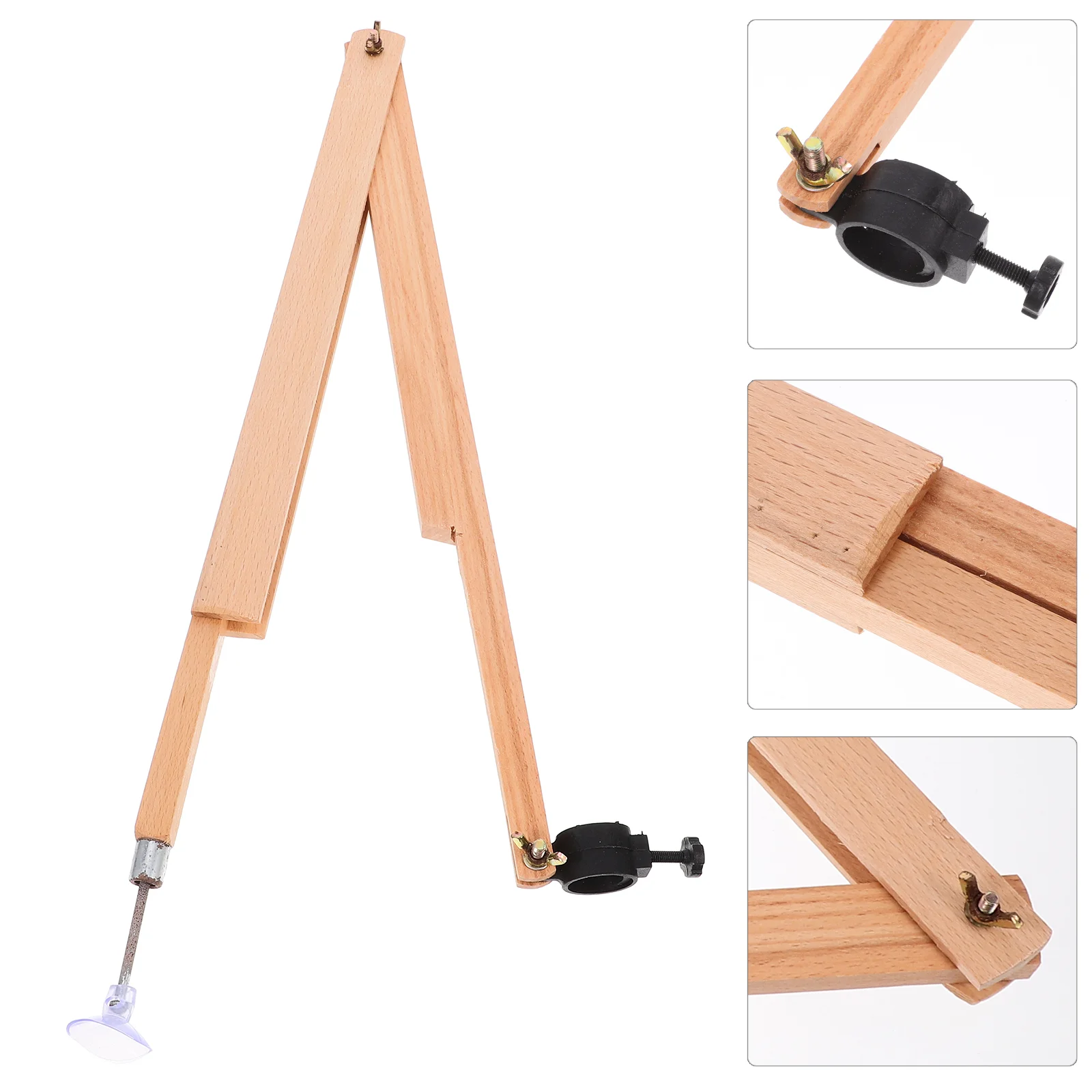 Large Compass Protractor Geometry Tool for Major Drawing Circles Wood Scriber Drafting Compasses Student