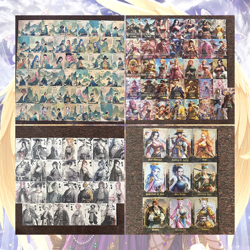 Anime One Piece PK DN DR MK UR Cards Hancock Nami Robin Vivi Perona Yamato Shirahoshi Luffy Zoro Brook Sanji Collection Cards