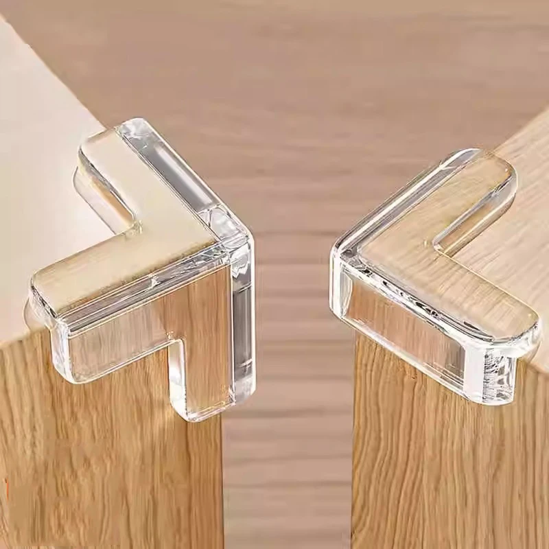 Esquina anticolisión para mesa de centro, muebles de mesa de centro anticolisión transparentes, cubierta protectora de bordes y esquinas suaves