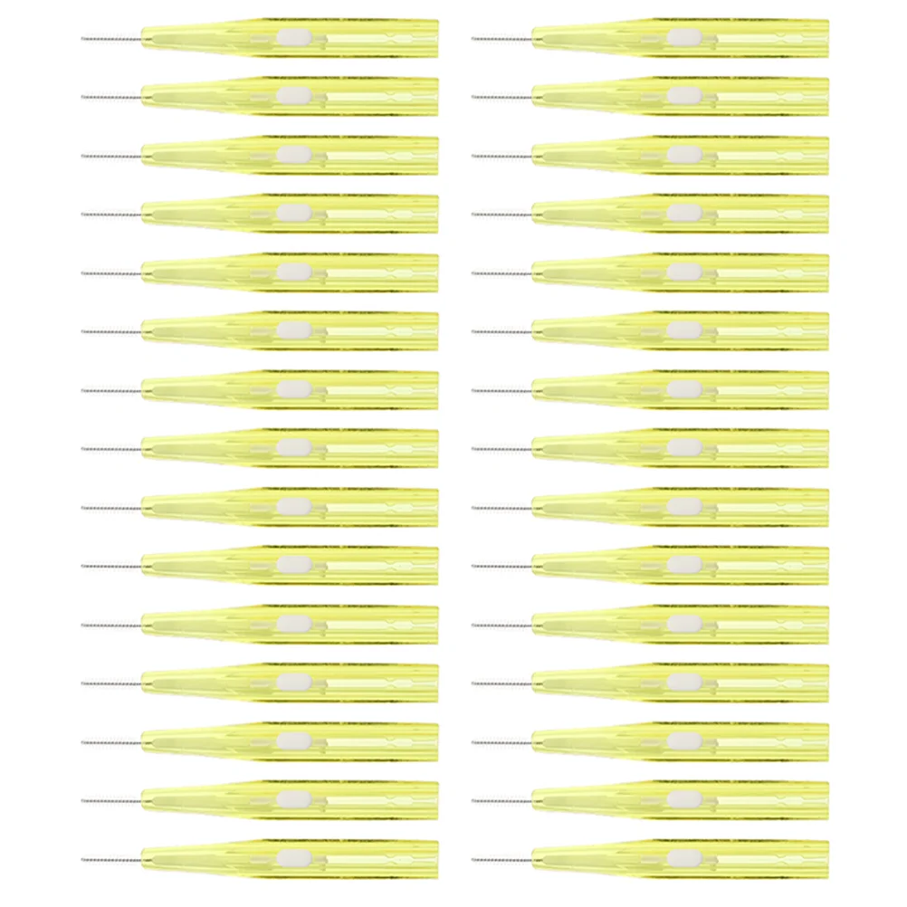 แปรงทำความสะอาดซอกฟัน30ชิ้น/กล่อง (สีเขียว08มม.) ระหว่างแปรงสีฟันเหงือกสำหรับจัดฟันไหมขัดฟันแบบใช้มือ