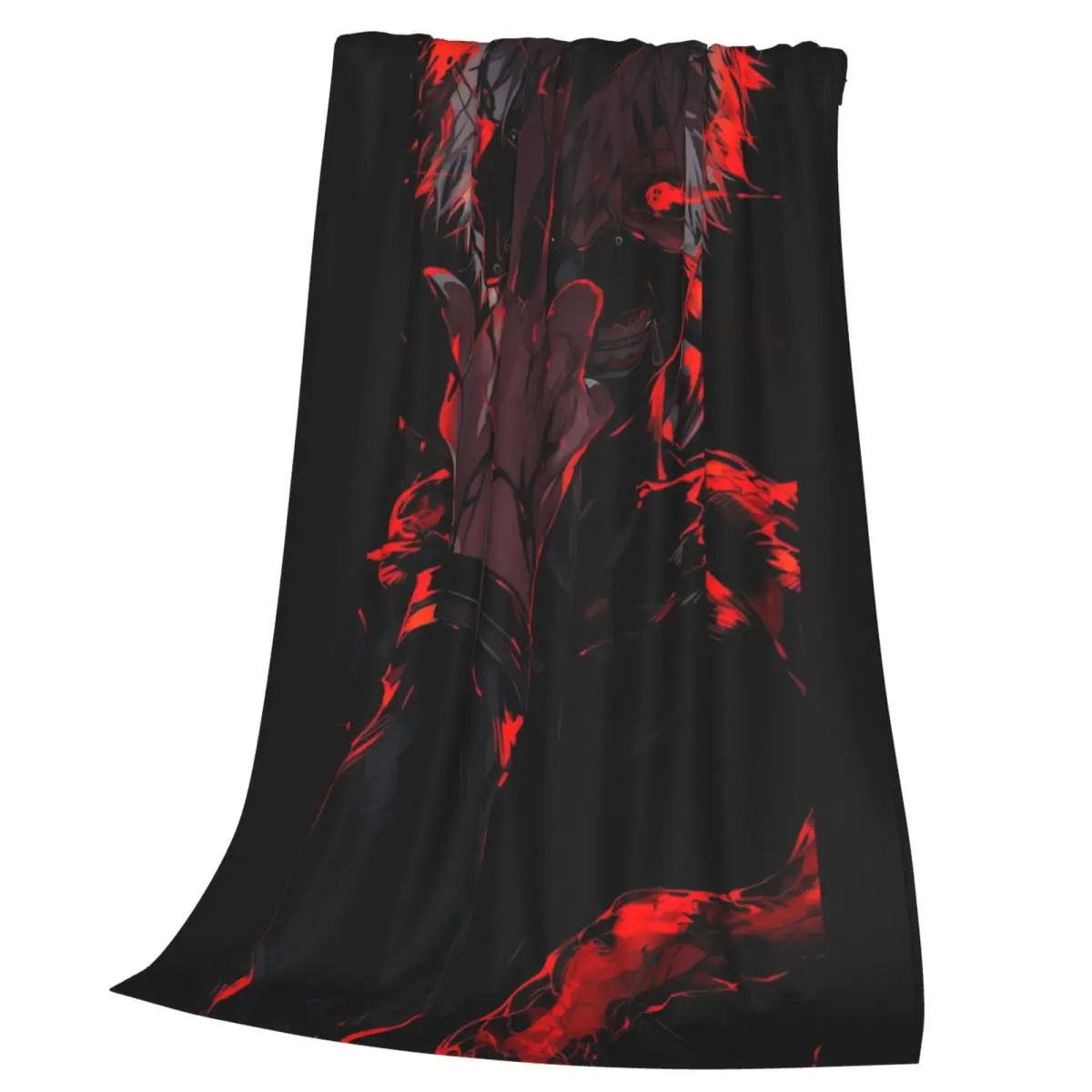 Tokyo Ghoul Anime Blanket Soft Warm Flannel Throw Blanket Plush for Bed Living room Picnic Travel Home Couch