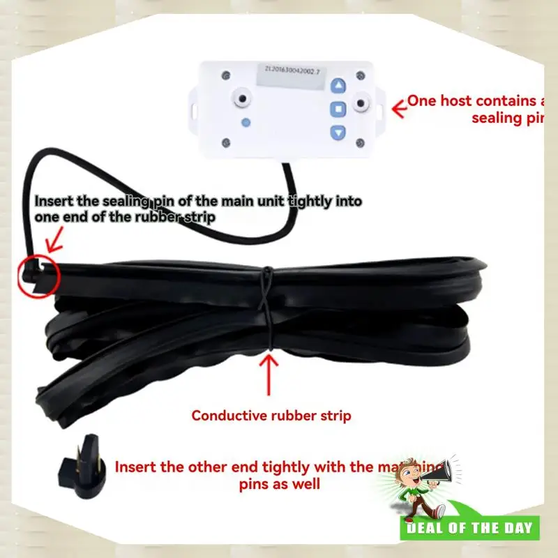 

24-часовая доставка, дверной стопор для рольставней, внешний 433, трубчатый двигатель, стопор, 1 метр, провод в комплекте