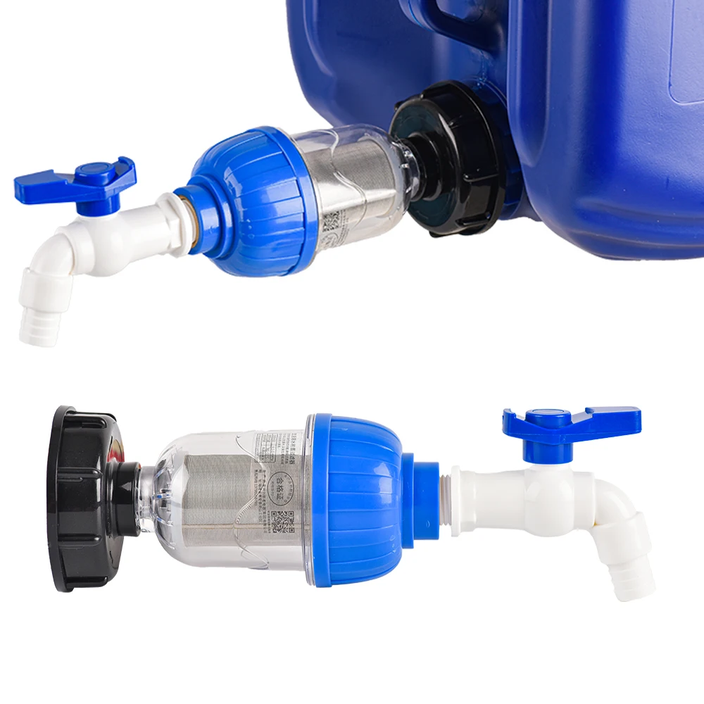 1/2 Inch Watering Filter For S60 IBC Tank Tap   Adapter Ton Barrel Joint Garden Irrigation Water Tank Bulkhead Fittings