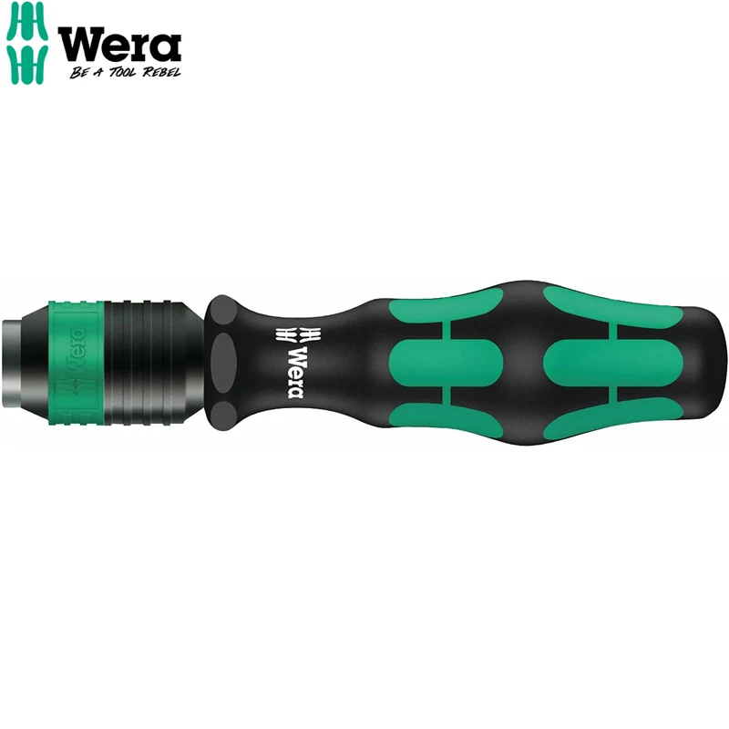 WERA 05051272001 813 R Drill Holder With Quick Release Collet The Hexagonal Anti Rolling Function Prevents Any Rolling.