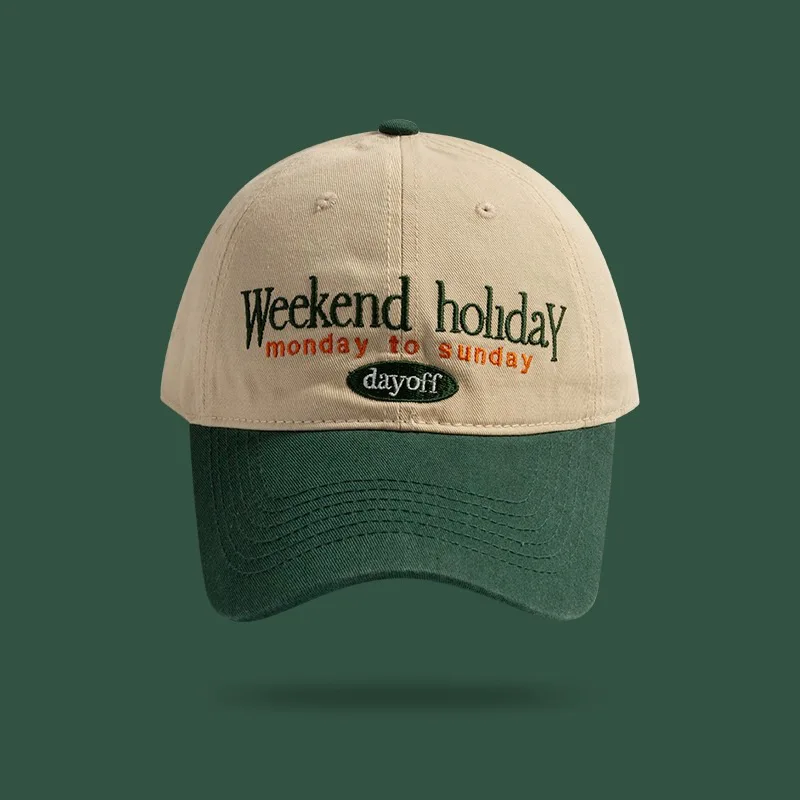 55-58cm Baseball Cap Sports Cap Hat Personalized Contrast Color Fashion Hat Korean Men Women