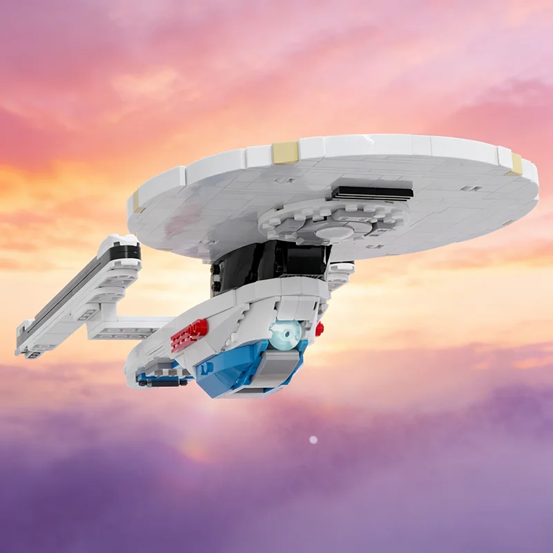 

889pcs MOC Excelsior Class Space Model Building Blocks Construction Creative Idea Education Brick Christmas Gifts Toy