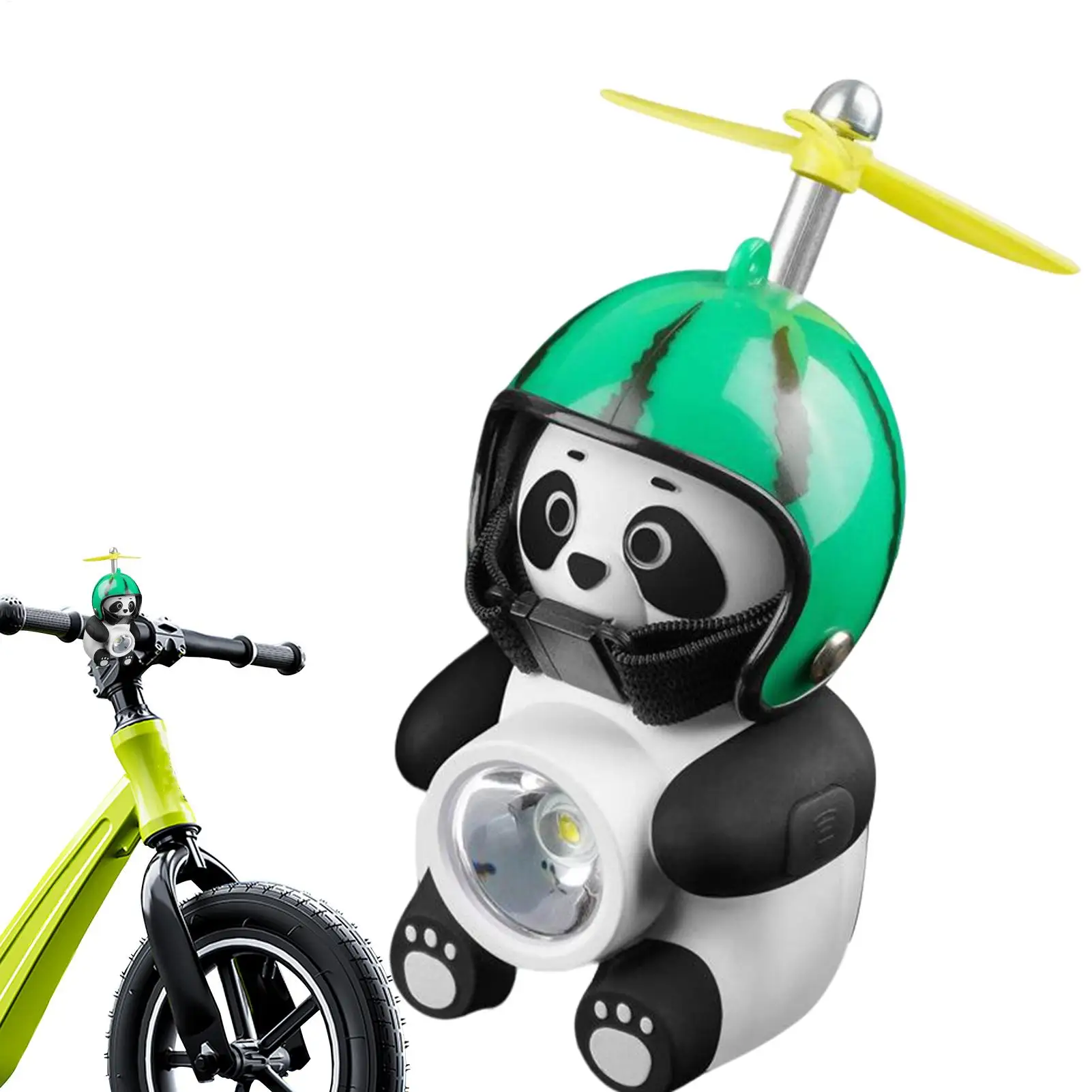 

Cycling Light With Horn Waterproof Panda Shape Large Battery Ornament Light For Night Riding For Men Women Friends Enthusiasts