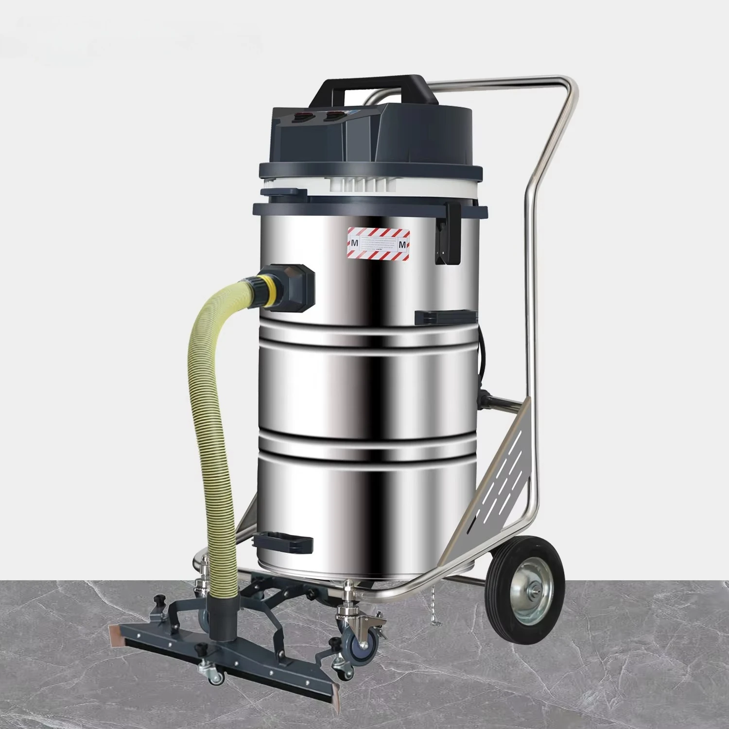 High Power Factory Cleaning Machine 2400W 3600W Wet And Dry 80L Industrial Vacuum Cleaner