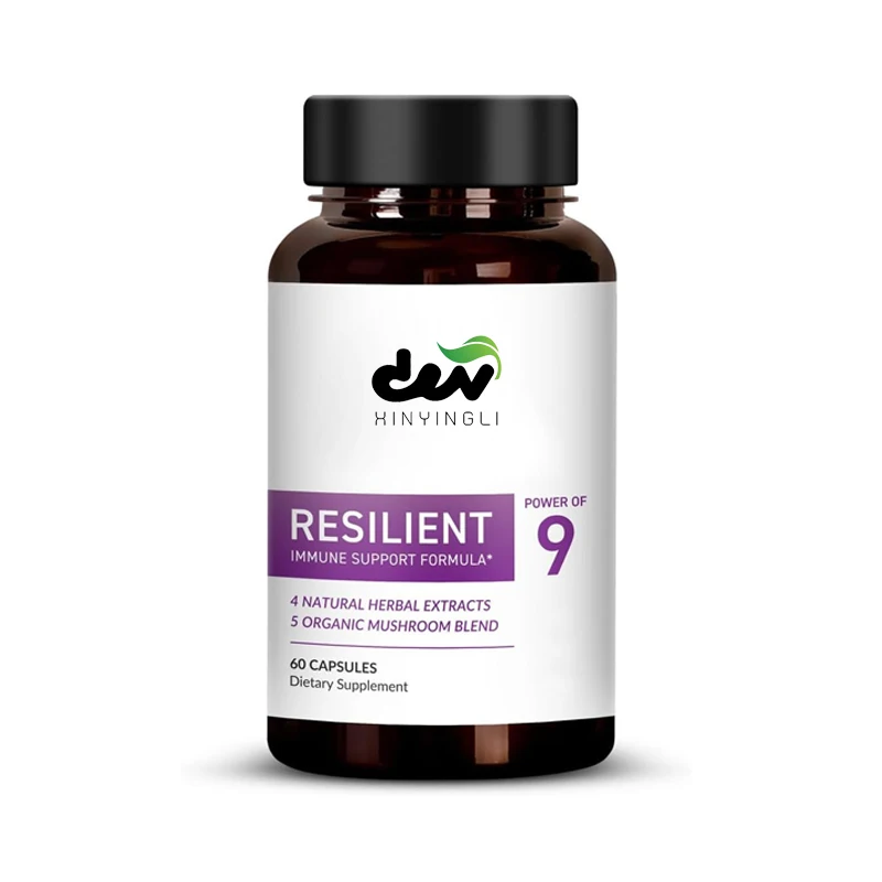 Natural immune system support - containing a mixture of organic mushrooms, echinacea, astragalus, bezoar, etc., for vegetarians