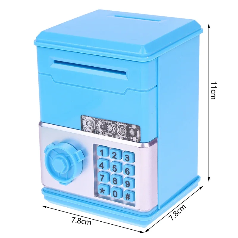 1 Piece ATM Mini Cash Saving Money Box New Password Children's Piggy Bank Financial Saving Toys Child Gift For Boys Girls