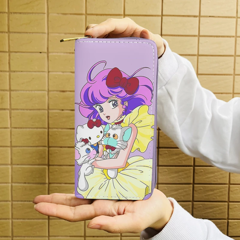 Magical Angel Creamy Mami Fashion Anime Wallet Bags Cartoon Wallets Zipper Coins Casual Purses Card Unisex Gifts New