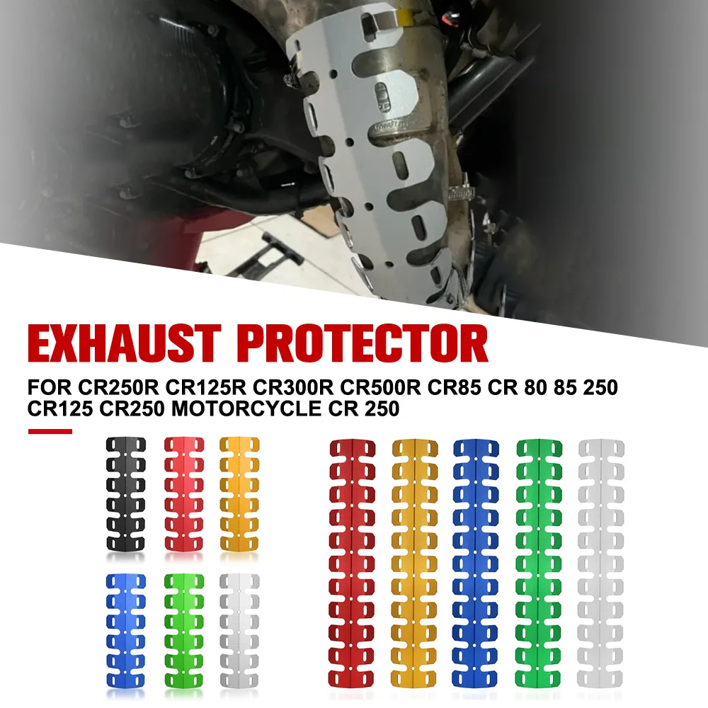 

Exhaust Shield Protector Cover Accessorie For HONDA CR250R CR125R CR300R CR500R CR85 CR 80 85 250 CR125 CR250 Motorcycle CR 250