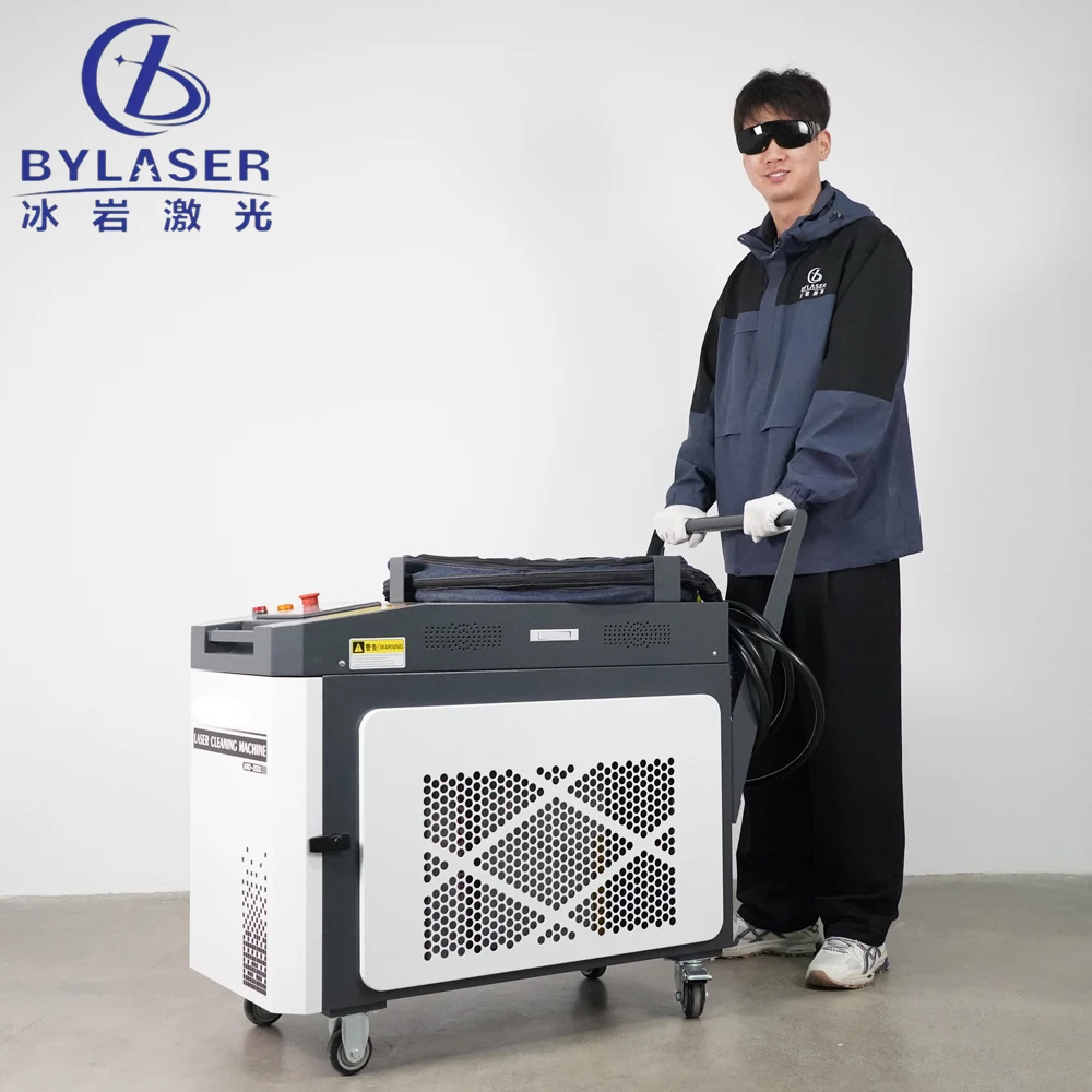 

Лазерный очиститель ржавчины Bingyan 1000 Вт 2000 Вт, машина для очистки нержавеющей стали, лазерное удаление ржавчины