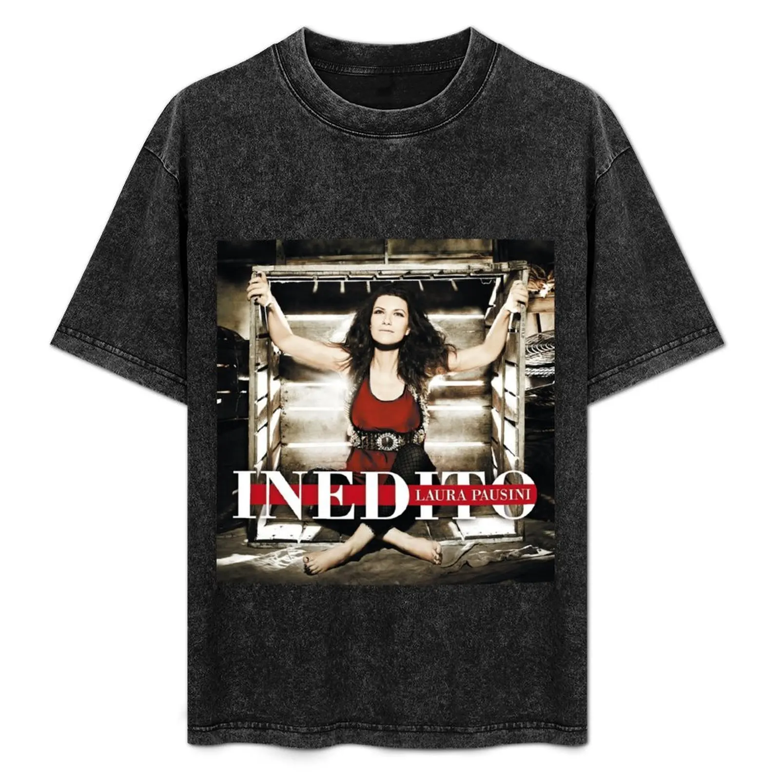 

Laura Pausini inedito T-Shirt anime stuff vintage t shirts t shirt men 100℅ cotton