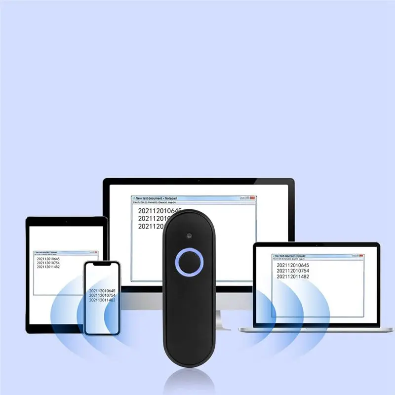 

Мини-сканер штрих-кода A69Z USB Bluetooth 2,4G, беспроводной 1D 2D QR PDF417, штрих-код для iPad, IPhone, Android, планшетов, ПК (K40 CCD)