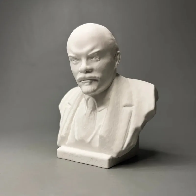 Lenin\'s Great Man Gypsum Statue Art Sculpture Desktop Decoration Advanced Bookshelf Wine Cabinet Decoration Birthday Gift