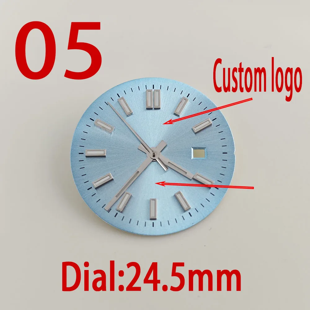 Watch NH05 Dial 24.5mm dial can be customized logo for 31mm case NH05 automatic mechanical movement watch accessories