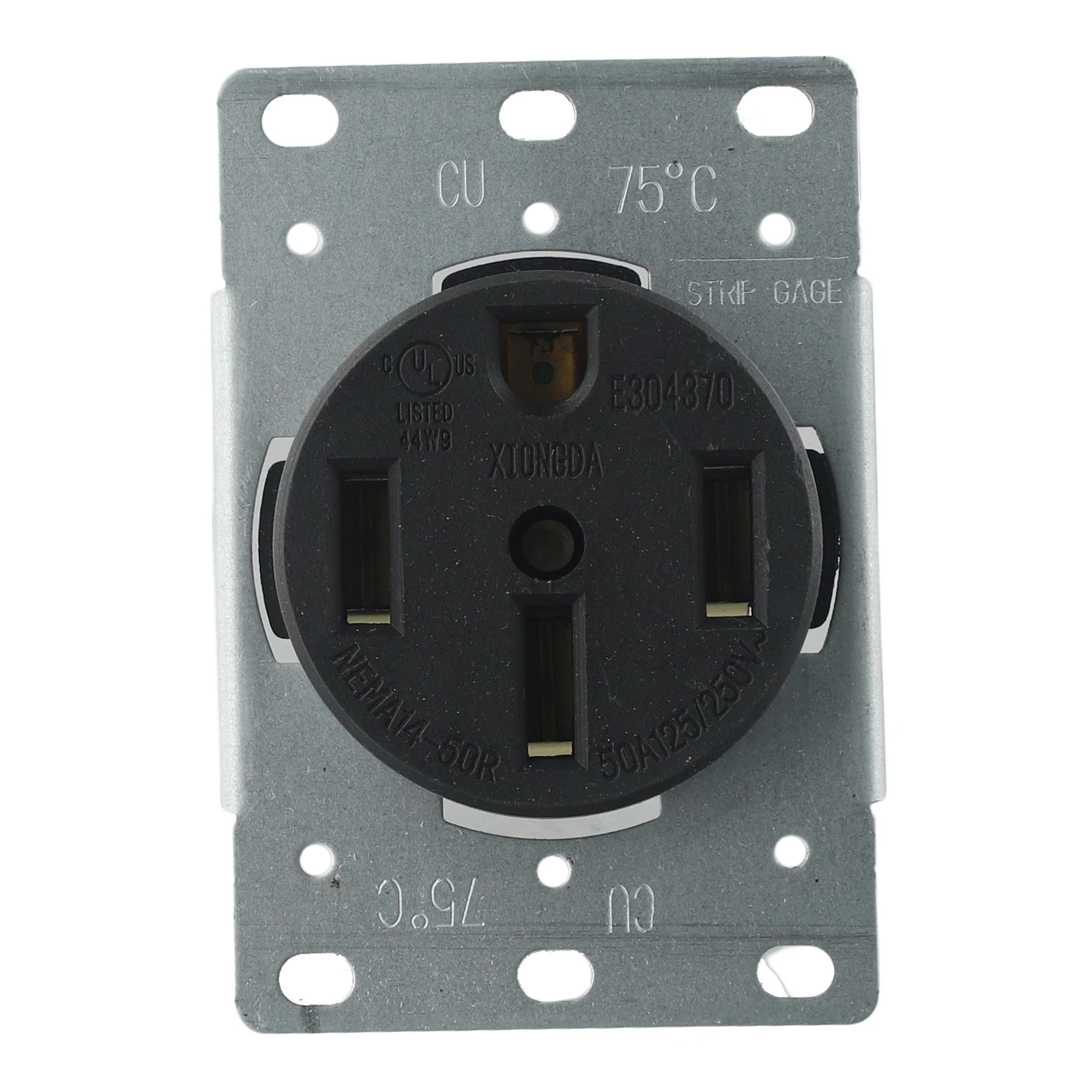 Reliable Flush Mount Receptacle for NEMA 1450R UL Listed Self Grounded Perfect for Commercial and Industrial Use