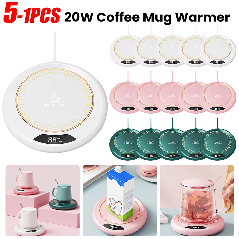 20w Kaffeetasse wärmer USB Schreibtisch becher wärmer 3 Temperature in stellung elektrisches Getränk Milch tee Wasser Heizkissen Thermostat Untersetzer