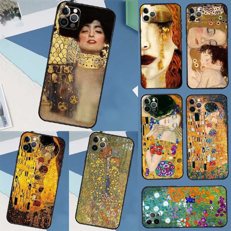 حافظة غوستاف كليمت لهاتف سامسونج جالاكسي S25 Ultra S20 S21 S22 S23 S24 Ultra S9 S10 Plus S25 FE #1