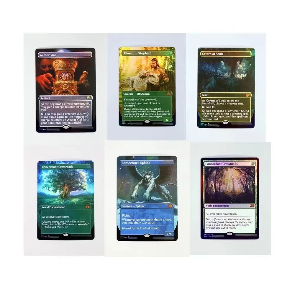 

Double Masters2x2 Foil TCG Magical Cards Game Top Quality Proxy Playing Cards aether vial Board Game Trading Cards Proxy